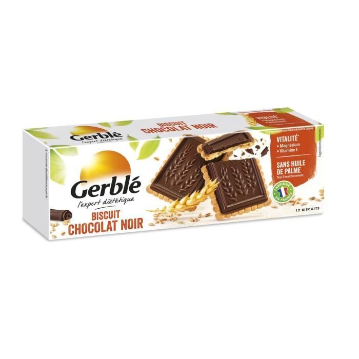GERBLE Biscuits avec tablette de chocolat noir - 150 g