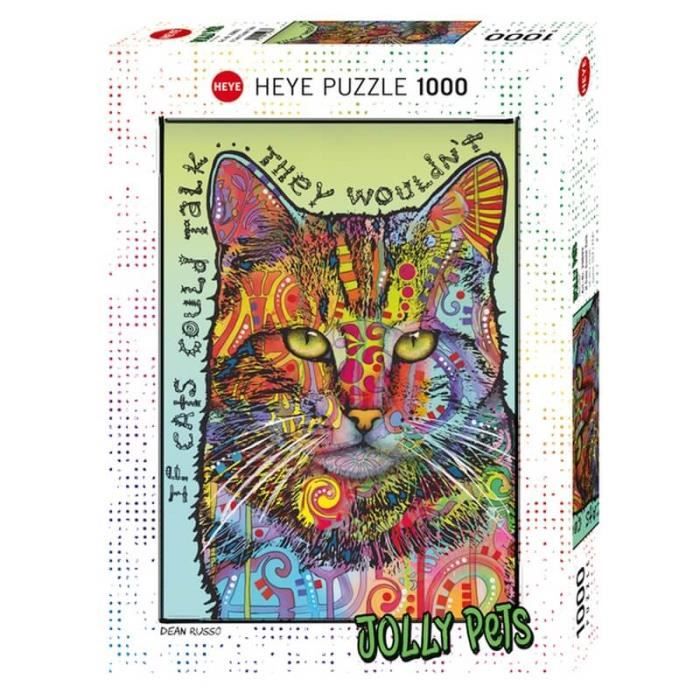 Puzzle 1000 Pièces : If Cats Could Talk aille Unique Coloris Unique