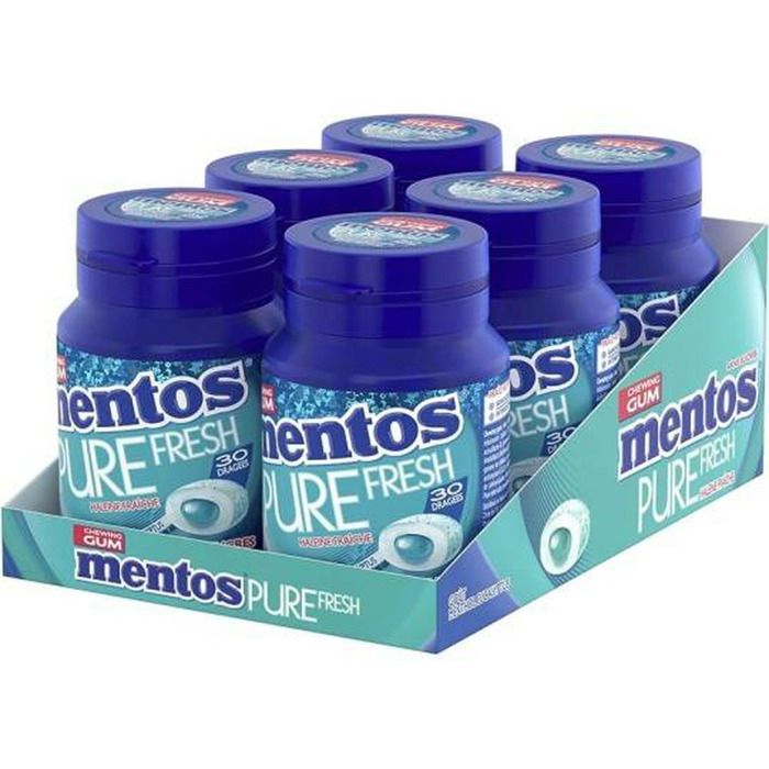 Mentos Pure Fresh Bottle Haleine Fraîche (6 pièces)