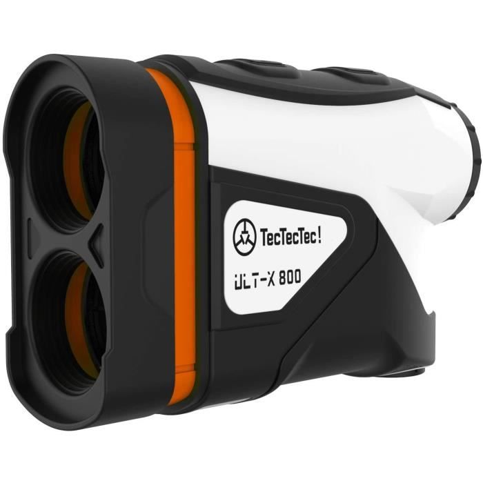 TecTecTec! Télémètre Golf ULT-X 800 Haute Précision avec Inclinaison, Scan et Distance au Drapeau. Portée jusqu'a 730m / 800 yard