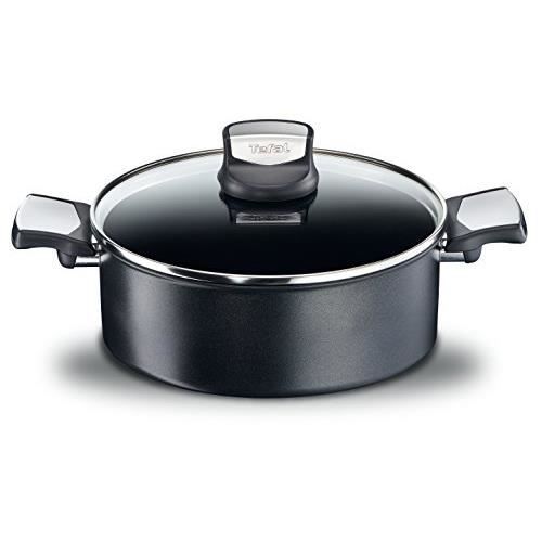 Tefal Expertise c6207172 - Poêle de 26 cm, capacité de 4,7 litres, Anti-adhésif Titanium Excellence 7 Couches, Extra C620717