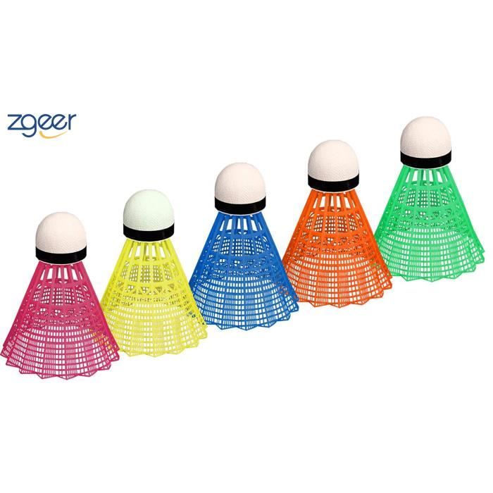 Volants de Badminton en tube (5 pièces), Mixte, Avento PVC