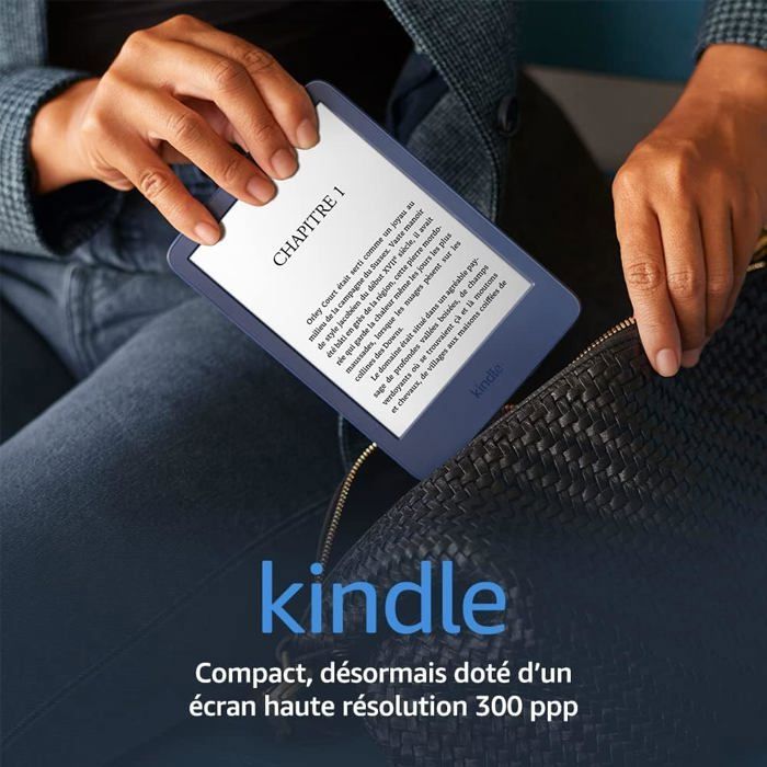AMAZON Liseuse eBook  Kindle 11th G&eacute;n&eacute;ration Bleue