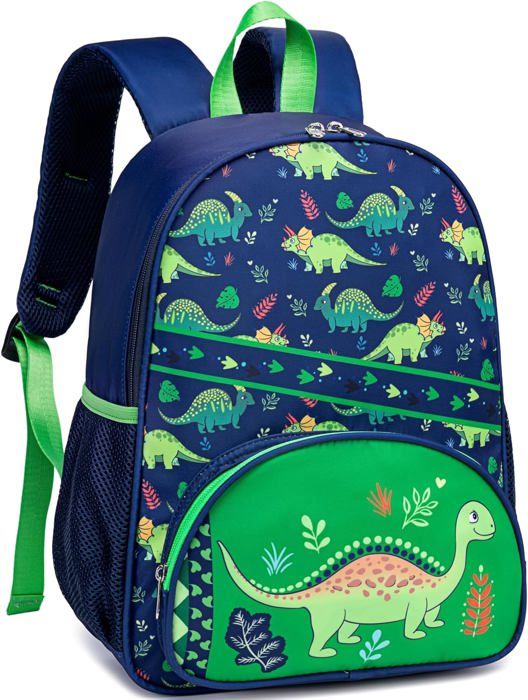 Sac à Dos Enfant Dinosaure Vert En Peluche - Léger Et Doux - 20x14x40 Cm - Parfait Pour École, Voyage, Cadeau