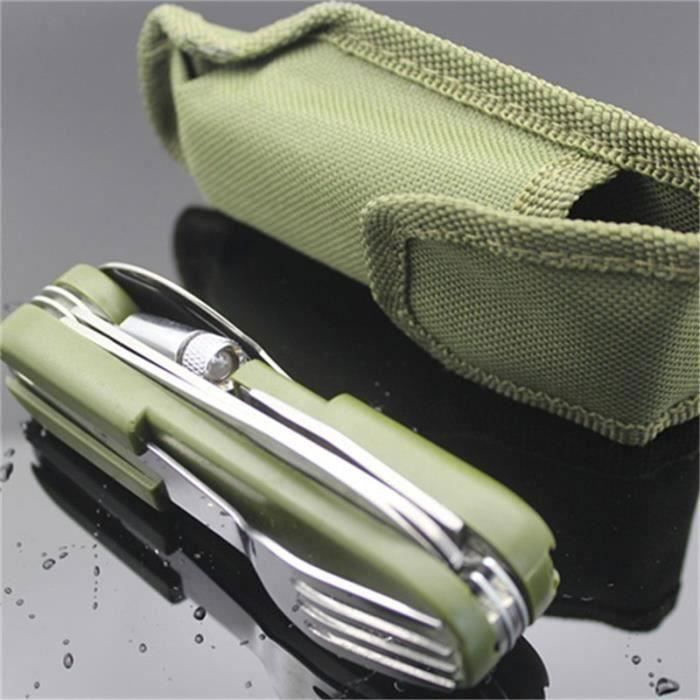 Vaisselle Camping - YYV - Beiping - Acier Inoxydable - Pliant - Avec LED