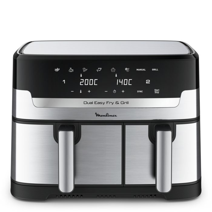 Friteuse sans huile MOULINEX Easy Fry and Grill Dual Inox - vue 9