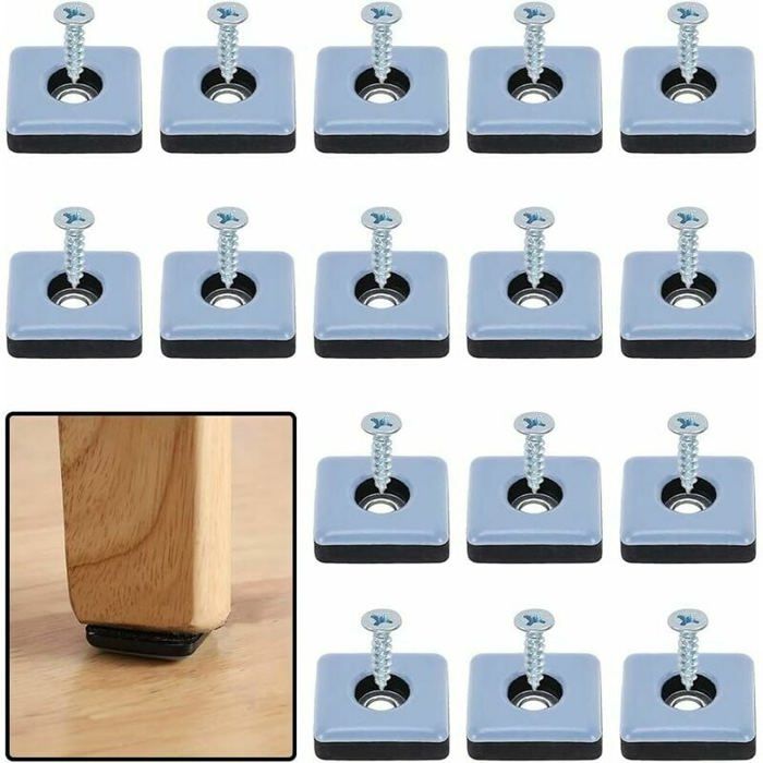 Lot De 100 Patins Anti-Dérapage Blancs Pour Tringles De 6mm - Améliorez Vos Fermetures à Clé - Marque Dekohaken24