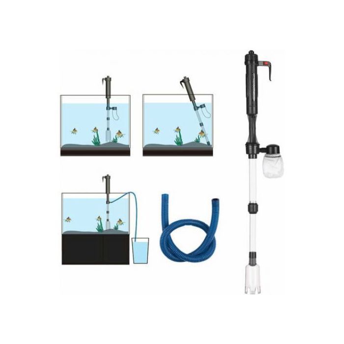 Meilleurs prix pour Aspirateur pour aquarium et siphon Aquarium réservoir électrique de poissons changeur deau lavage à sable aspirateur Siphon