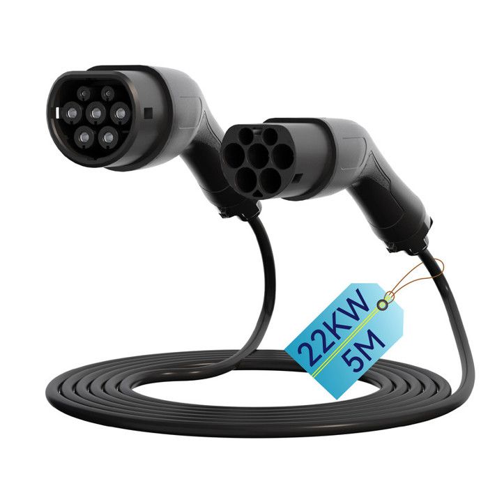 Câble De Recharge Voiture électrique 11kW, Triphasé - Metron
