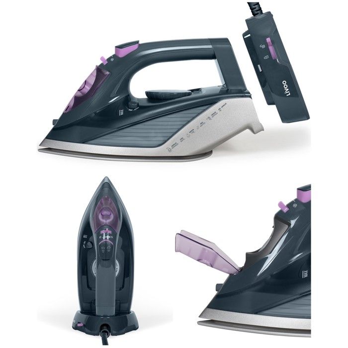 Fer à repasser sans fil - LIVOO - 2200W - Semelle céramique - Réservoir 350ml - Anti-gouttes - Livoo
