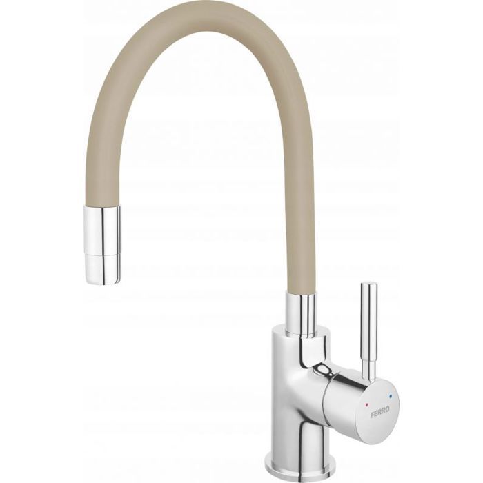 Robinetterie de cuisine Sourcing de robinets de cuisine : MITIGEUR DE CUISINE ZORBA BZR4P. BEIGE