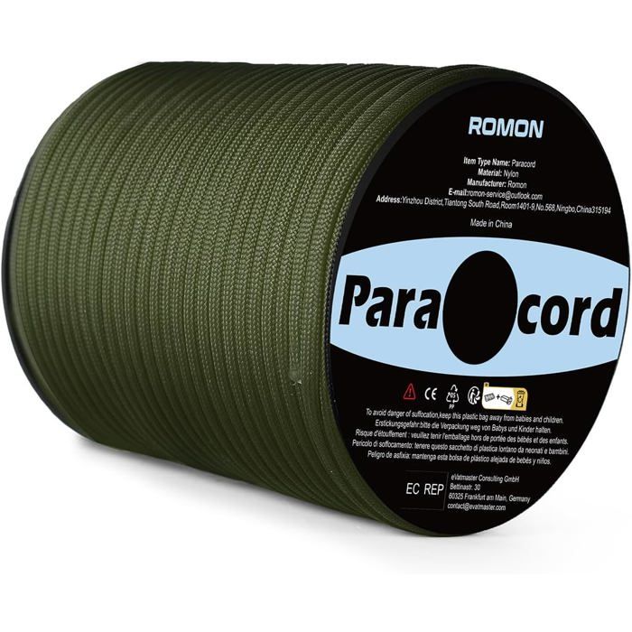 Corde Poly Ranch Synco 3 Brins, 9,5 Mm X 50 Pieds - Rouge/blanc/bleu