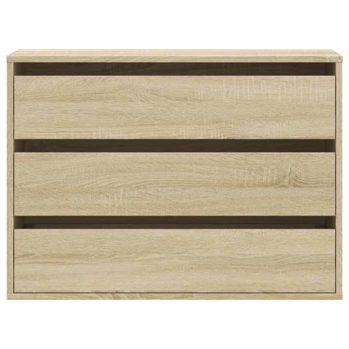 Commode dangle chêne sonoma - WIENS - 80x41x58 cm - Bois dingénierie - Brun - Grand espace de rangement