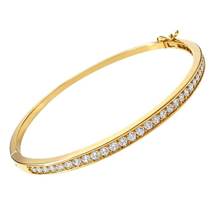 Bracelet JONC Femme Plaqué Or 18 Carats et Oxydes de Zirconium Ovale 62x50mm Ouverture Articulée Bijou Poinçonné Luxe Chic Cadeau Bracelet JONC Femme Plaqué Or 18 Carats et Oxydes de Zirconium Ovale 62x50mm Ouverture Articulée Bijou Poinçonné Luxe Chic Cadeau