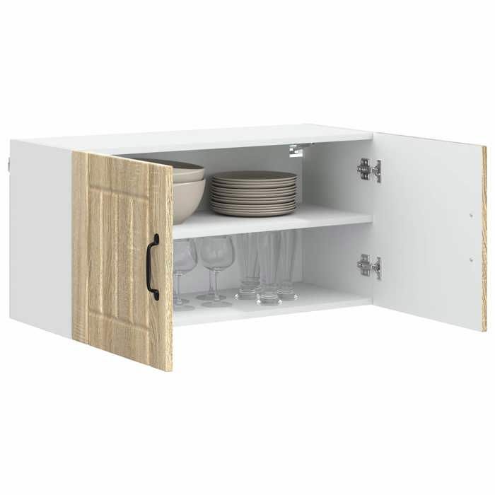 (NEW 2026)Armoire de cuisine - CLOUD - Placard/BUFFET de cuisine Armoire de base Chêne Sonoma 80x31x40 cm 3150796