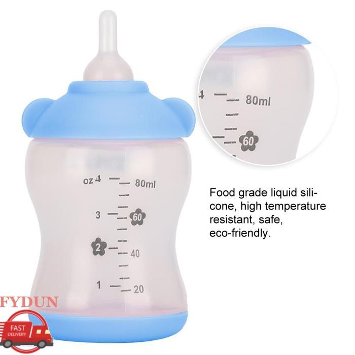 FYDUN Biberon pour animaux de compagnie Ensemble dallaitement de biberons deau de sécurité de petit animal animalerie kit Bleu