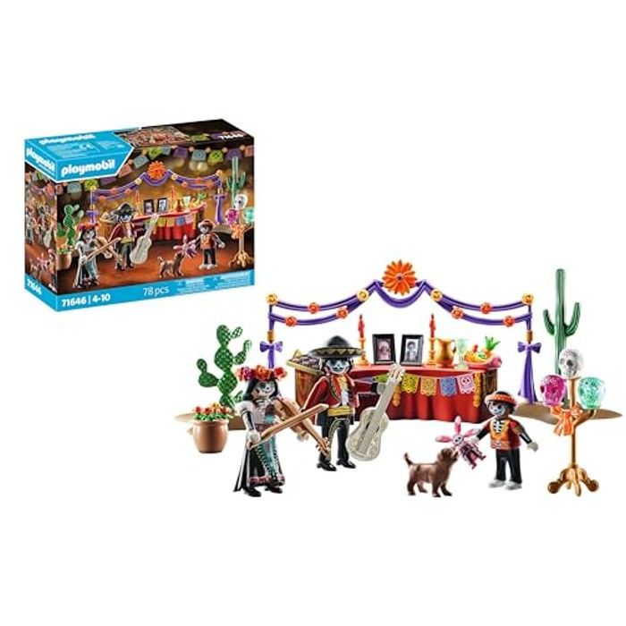 Univers de jeu figurines - PLAYMOBIL - Jour des morts 71646 - Multicolore - Détails authentiques - Figurines et accessoires
