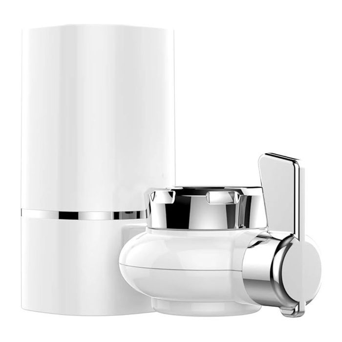 Filtre à eau pour robinet - PZCC - Modèle universel - Élimination du chlore - Purification avancée - Montage sur robinet