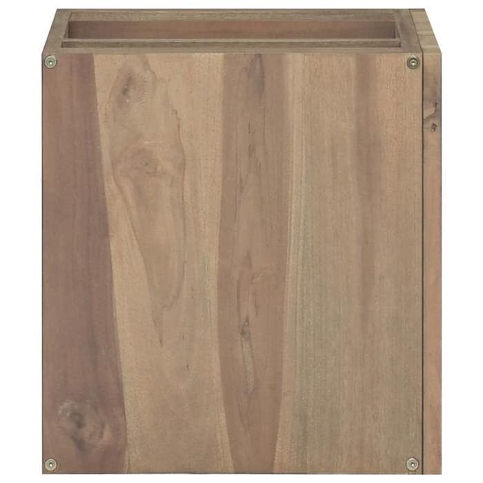 Armoire murale de salle de bain - COCO - bois de teck massif - 46x255x40 cm&96290