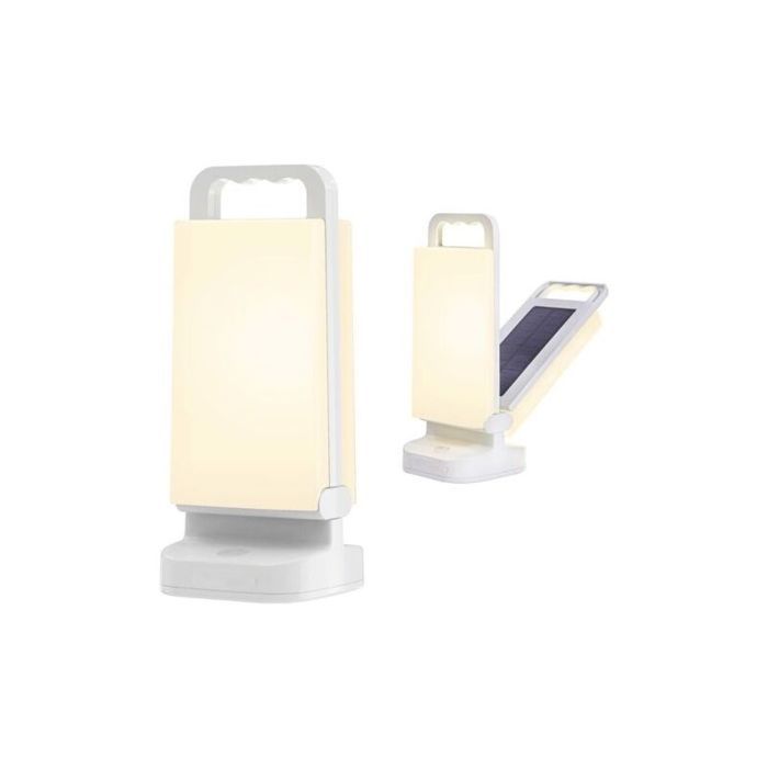 Lampe Solaire Camping 4400mAh Rechargeable IPX4