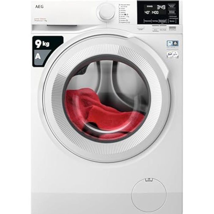 Lave linge AEG LR6G94OW 8 kg 1400 Toursmin Chargement frontal