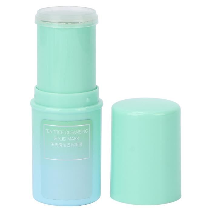 Masque Visage Bâton Thé Vert - Anti Points Noirs & Acné, 70g, Ingrédients Naturels - Neuf