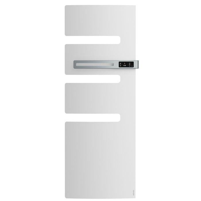 Sèche-serviette connecté mât à droite SERENIS 1500W blanc - ATLANTIC