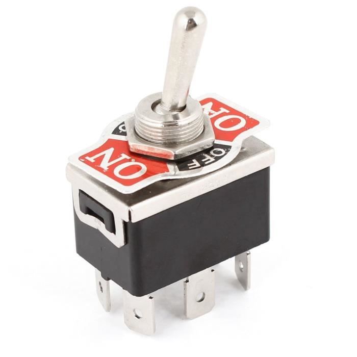 Mini Bascule 6 Broches 2 positions on//un 250 V 3 A Miniature Interrupteur Interrupteur