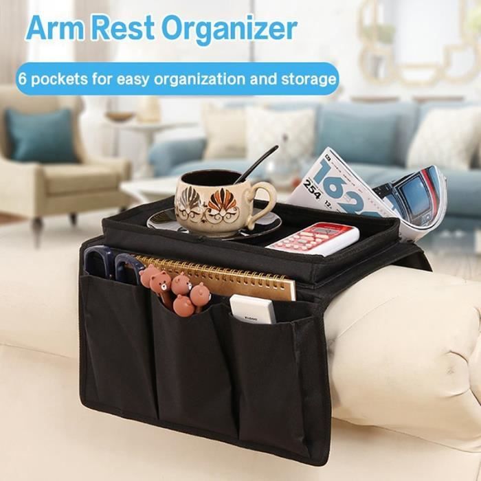 Basics Organiseur de porte 24 poches en toile Gris chiné 