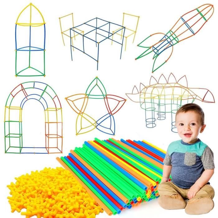 Jouet De Construction En Paille Pour Enfants De 3 4 5 6 7 8 9 10 11 12 Ans Garcons Et Filles En Interieur Et En Exterieur A139 Cdiscount Jeux Jouets