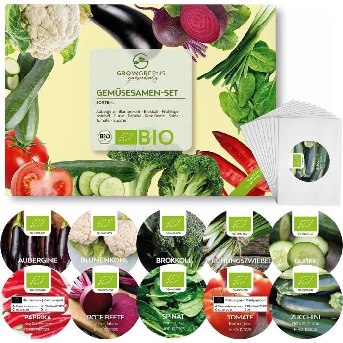 Frénésie Florale (Bio)- Coffret Cadeau De Semences Avec Les Six