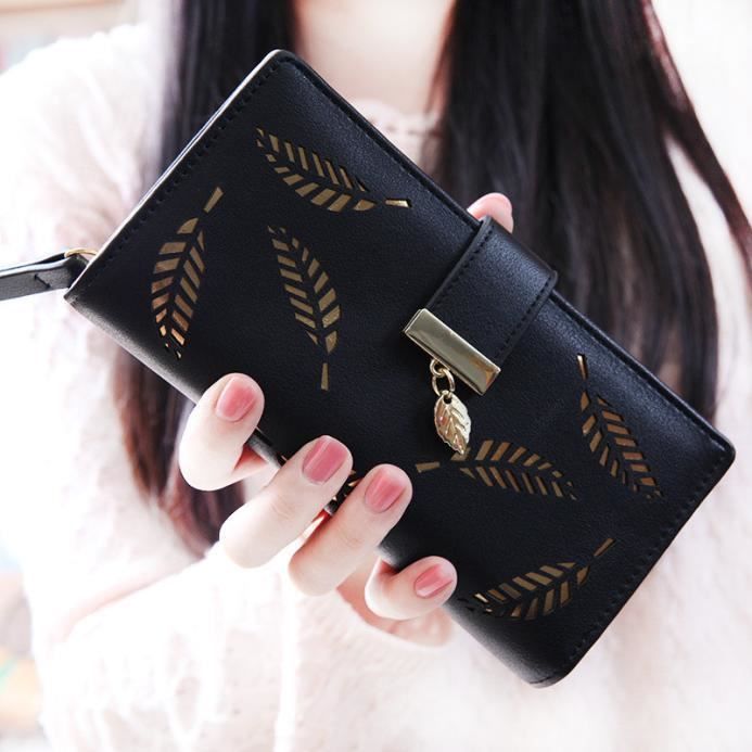 Porte-monnaie Femme CHAOFANXI En Cuir PU - 6 Emplacements Cartes, Poche à Pièces Zippée, Protection RFID | Design Abeille