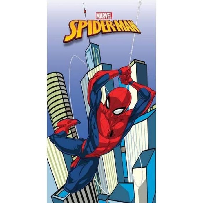 Serviette De Plage Spider-Man Microfibre - 140x70cm, Séchage Rapide, Ultra Douce Pour Enfants