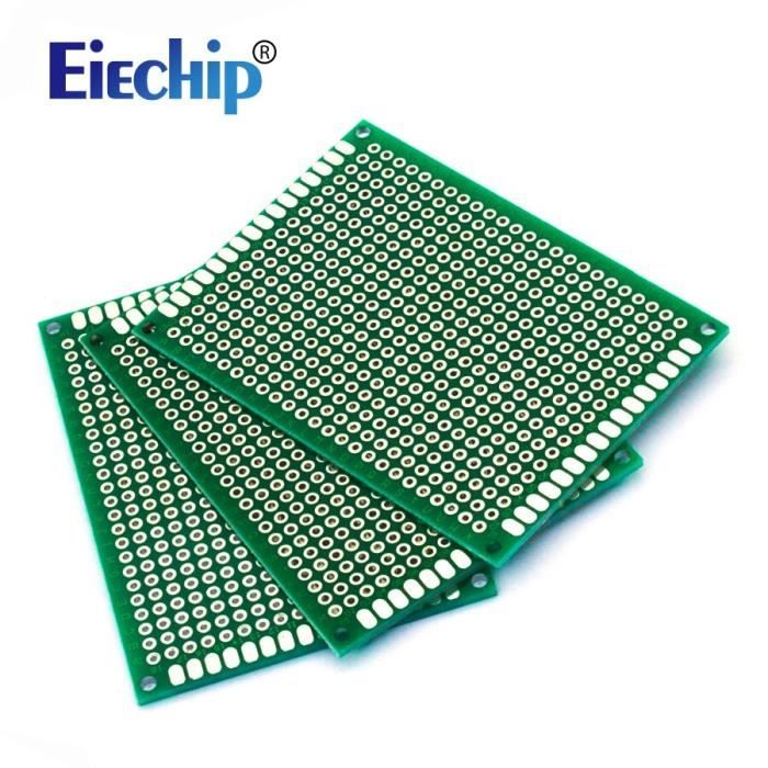 Lot 10 Circuits Imprimés Universels PCB Simple Face 7x9cm - Idéal Prototype Électronique Bricolage Soudure DIY