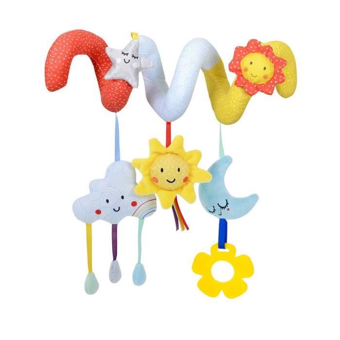 Spirale D Activites Bebe Jouet Spiraloo Les Etoiles Nuages La Lune Cdiscount Puericulture Eveil Bebe