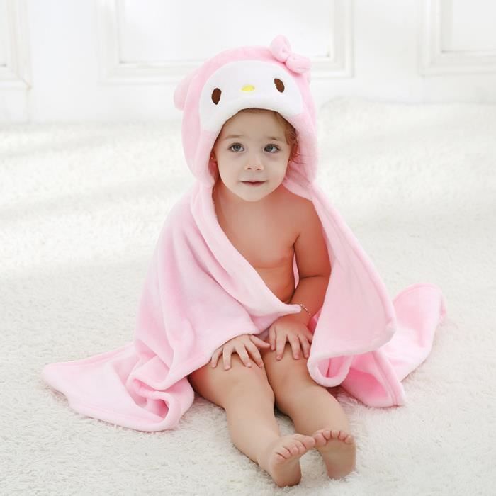 Lot De 3 Serviettes A Capuche Pour Bebe 100 Coton Avec Capuche Rose Clair Serviettes Et Sorties De Bain Bebe Puericulture Bhattbros Com