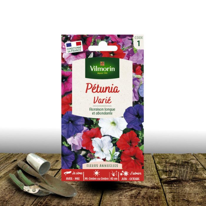Graines de petunia varié Vilmorin Cdiscount Jardin — free download