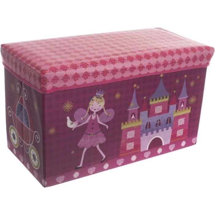 bieco 4000499 - figurine miniature - boîte de rangement princess avec fonction - banc
