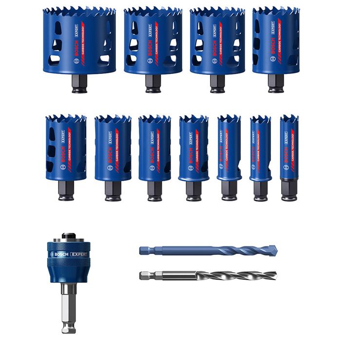 Coffret Scies Trépan Bosch 2608900447 – 14 Pièces Expert Tough Material Ø 20-76 mm - vue 3