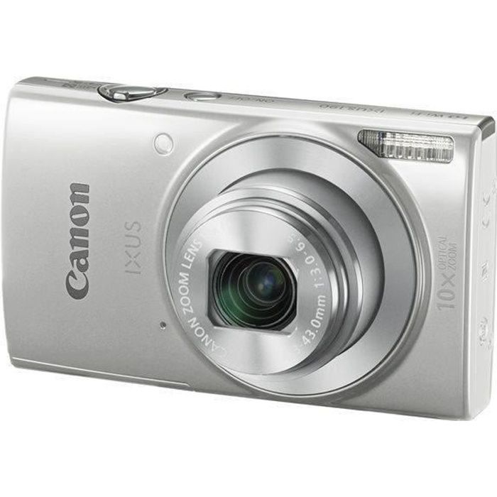 Appareil photo numérique compact CANON IXUS 190 Zoom optique 10x WiFi Argent
