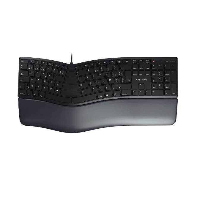 Clavier - CHERRY - JK-4500DE-2 - USB - Filaire - Repose-poignets