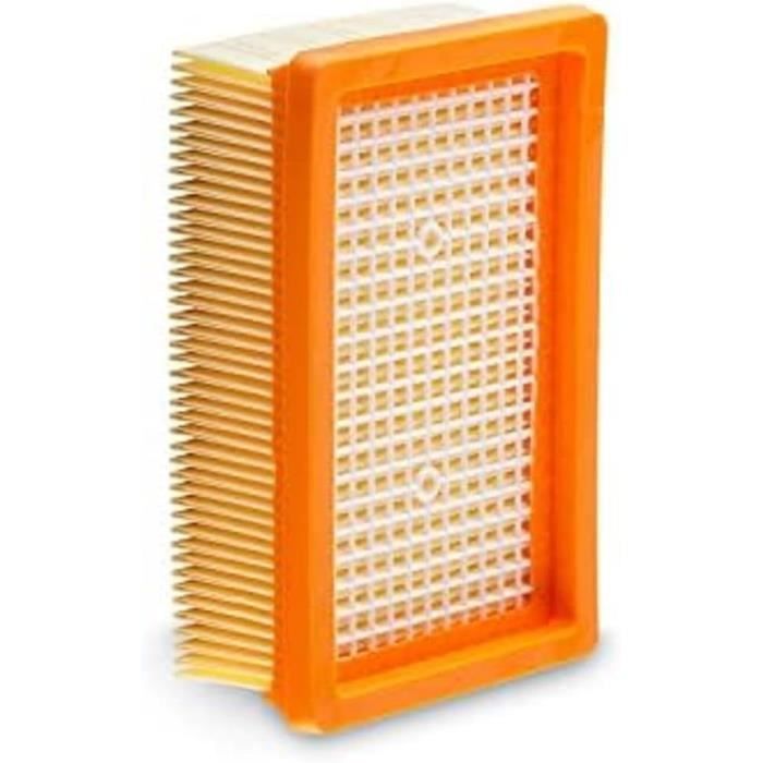 Lot De 4 Filtres Plissés Plats Pour Kärcher WD4 WD5 WD6 MV4 MV5 MV6 - Nettoyage Aspirateur