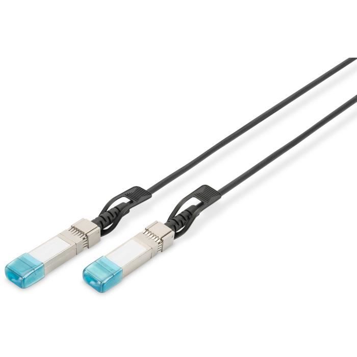 Digitus Câble DN-81220 câble de fibre optique 0,5 m DAC SFP+ Noir