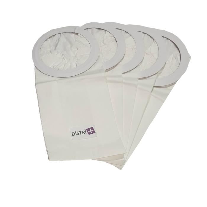 Sac aspirateur - Nilfisk - GD10 - Pochette de 5 sacs papier - Compatible avec Nilfisk 1471097500 - Mixte