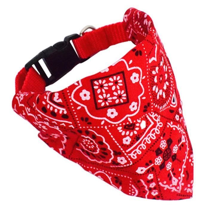 Meilleurs prix pour Drfeify Bandana de collier pour animaux de compagnie Collier Pour Animaux De Compagnie animalerie collier L 2,0 cm/0,8 pouces 106976