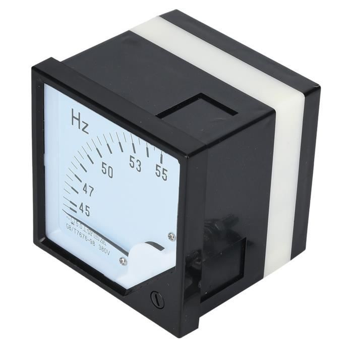 Duokon 1.5 Précision Fréquencemètre à Panneau Carré 45-55Hz AC 380V 1.5