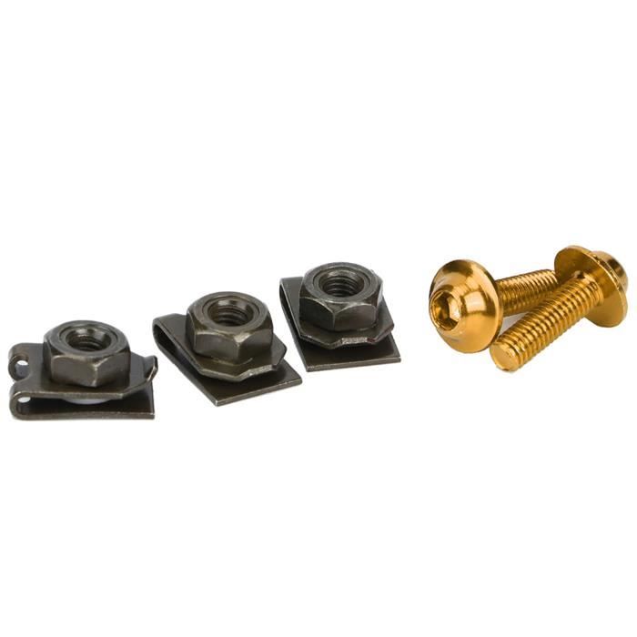 Kit De Boulons Carénage Moto Pour Honda XADV 750 2017-2019 - Vis, écrous, Clips En Aluminium CNC - Noir
