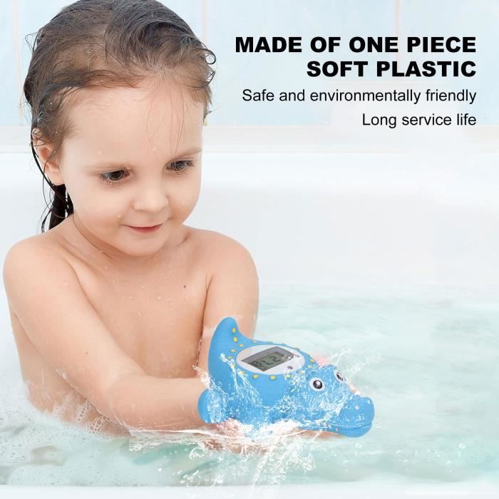 Thermomètre De Bain Bébé - Forme Animal Cartoon - Précision ±0,5°C - Auto On/off - Sécurité Bain