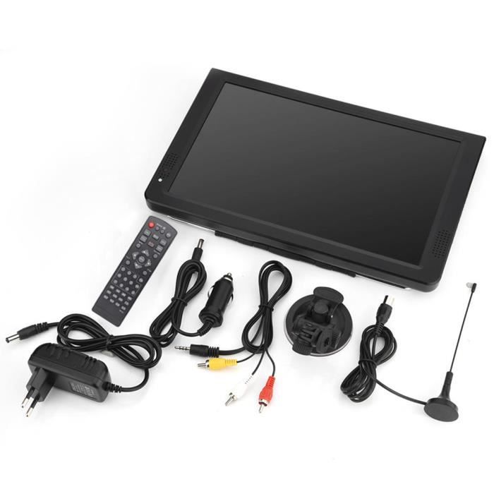 TV 14 Pouces Portable Télévision Portable Elprico 14 Pouces 1080P - Mini TV Avec Batterie 1800mAh Pour Chambre, Cuisine, Camping Télé Analogique Numérique Camping Car