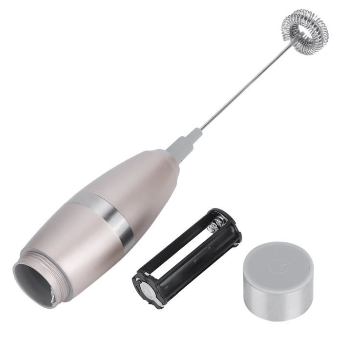Mousseur à Lait électrique Portable - Pour Café, Rechargeable USB, 3 Vitesses, En Acier Inoxydable, Neuf